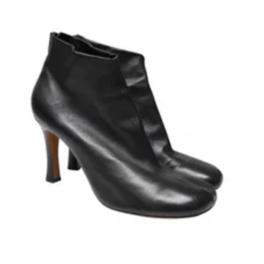 Celine Leather Ankle Bootie